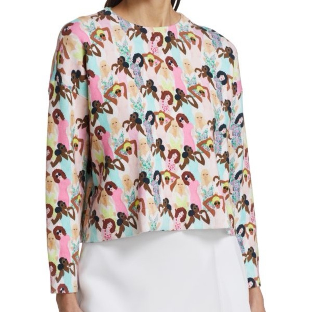 Alice and Olivia colorful sweater